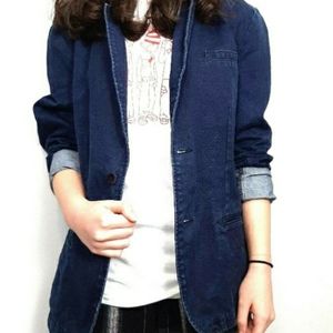 Guess Denim Boyfriend Blazer